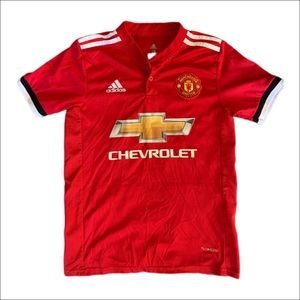 adidas Paul Pogba Manchester United Youth Home Jersey